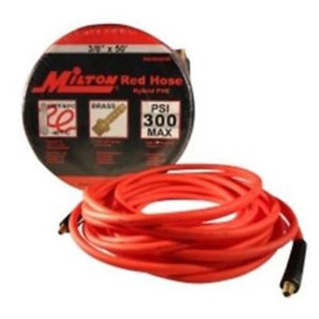 MILTON INDUSTRIES Milton Industries  MIL-MA3825OR Red Hose PVC Hybrid - 0.38 in. X 25 ft. MIL-MA3825OR